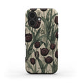 Black Peonies - Tough Phone Case
