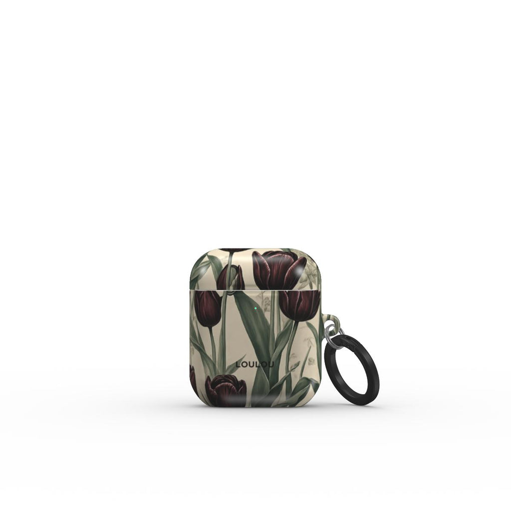 Black Peonies - Apple AirPods Tough Case